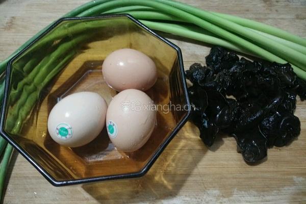 木须蒜薹的做法图解1