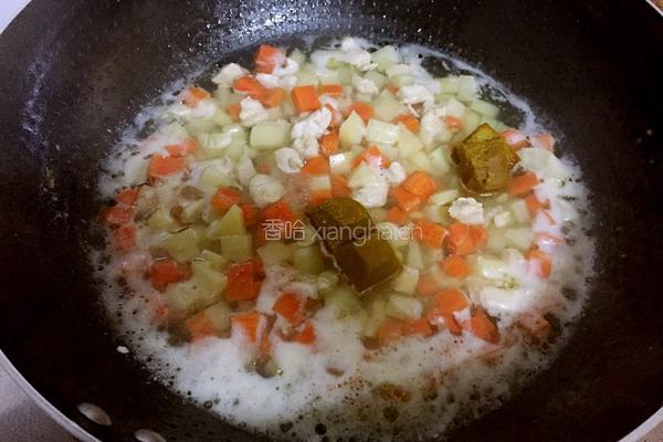 咖喱土豆鸡饭的做法图解6