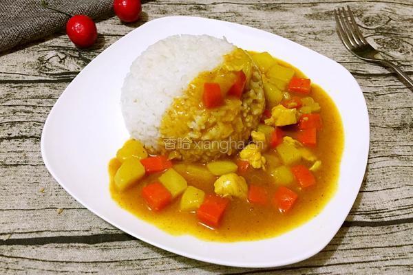 咖喱土豆鸡饭的做法图解8