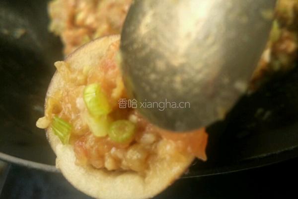 肉塞茄子的做法图解8