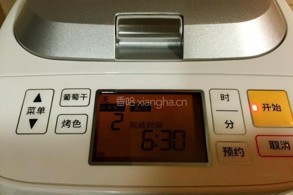 面包机面包的做法图解3