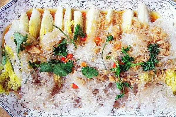 蒜茸粉丝娃娃菜的做法图解6