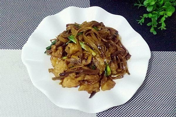 黄花菜烧肉的做法图解9