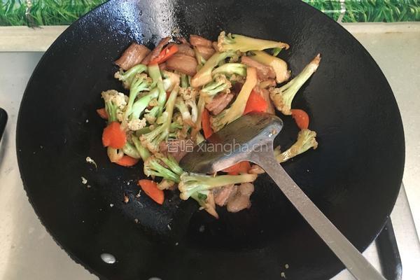 干煸菜花五花肉的做法图解8