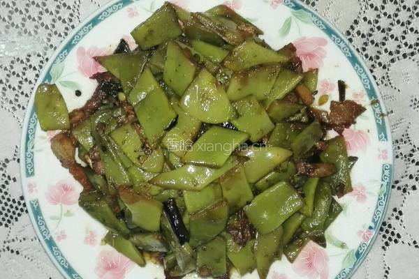 青扁豆小炒肉的做法图解7