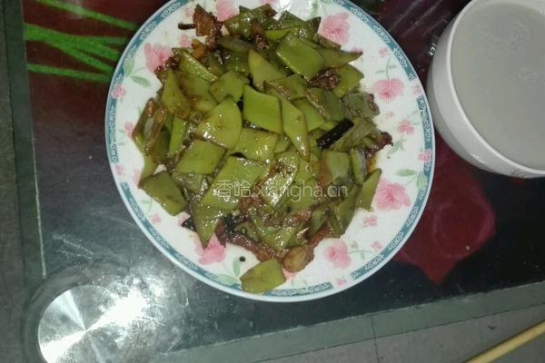 青扁豆小炒肉的做法图解8