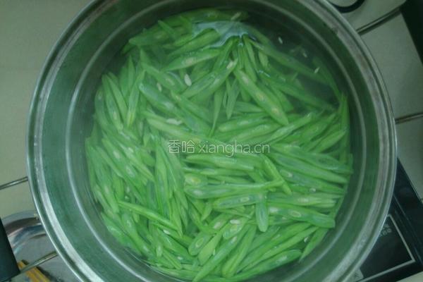 豆角炒肉的做法图解3