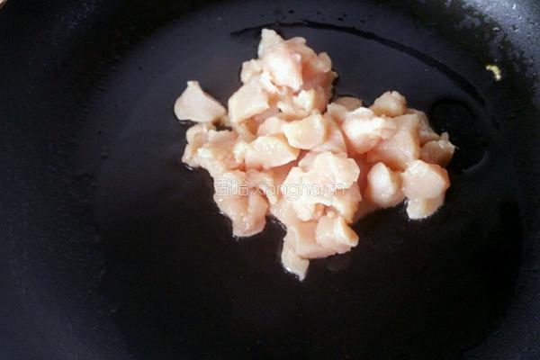 菠萝玉米鸡丁炒饭的做法图解8