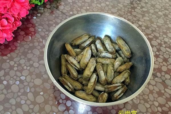 葱姜炒蛏子的做法图解1