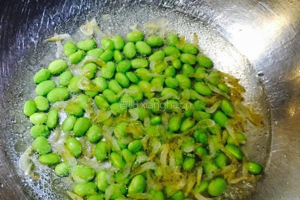 虾皮毛豆烧冬瓜的做法图解5