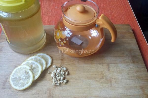 柠檬蜂蜜茉莉茶的做法图解1
