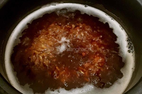 牛奶燕麦红豆粥的做法图解4