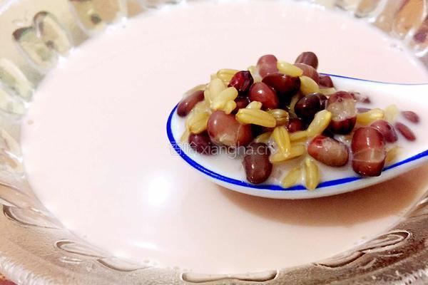 牛奶燕麦红豆粥的做法图解8