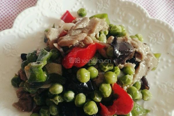 豌豆小炒肉的做法图解8