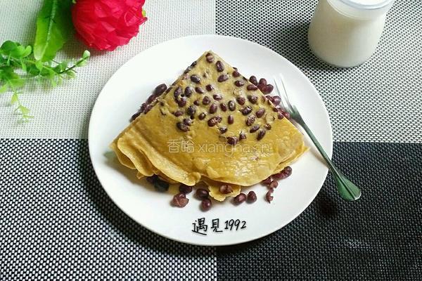 红豆煎饼的做法图解9