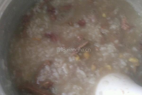 猪肝瘦肉粥的做法图解5