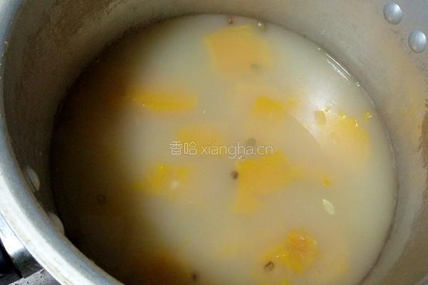 南瓜绿豆薏仁粥的做法图解9