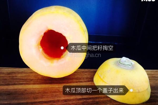 木瓜杏仁冻的做法图解3