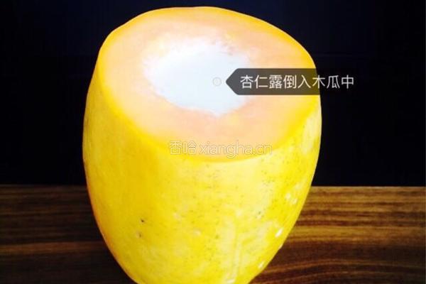 木瓜杏仁冻的做法图解6