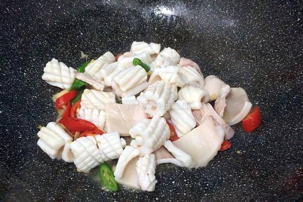 爆炒魷魚的做法图解6
