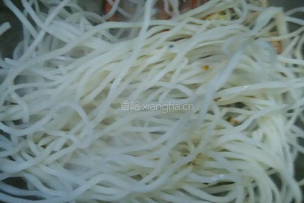 炒饵丝的做法图解6