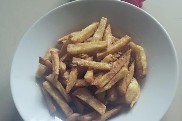 自制美味薯条的做法图解6