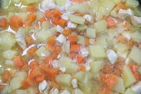 咖喱土豆鸡块的做法图解6