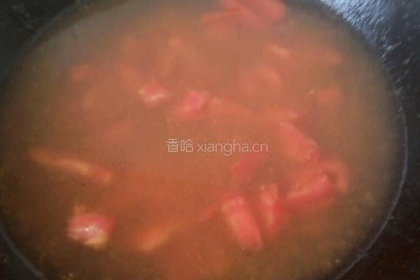 土豆番茄海带汤的做法图解3