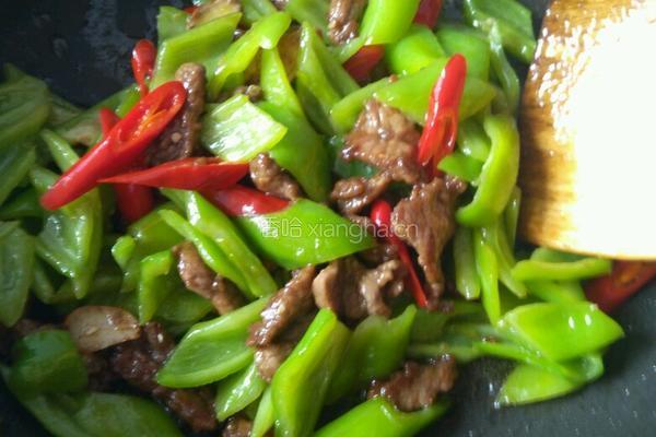 青椒牛肉的做法图解5