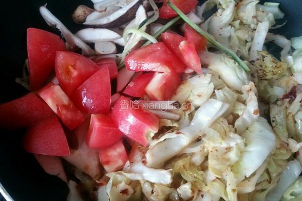 榨菜时蔬炒饼的做法图解6