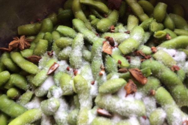 五香水煮毛豆的做法图解4