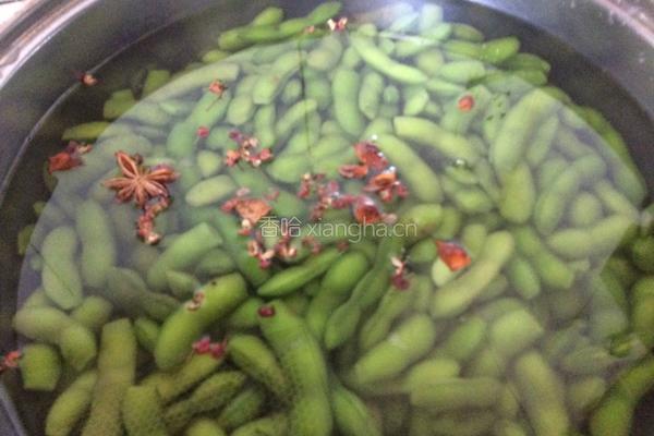 五香水煮毛豆的做法图解5