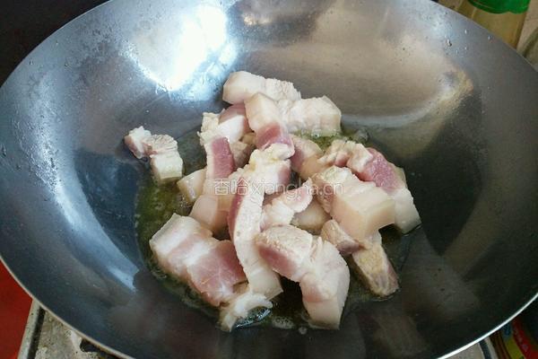 栗子红烧肉的做法图解5