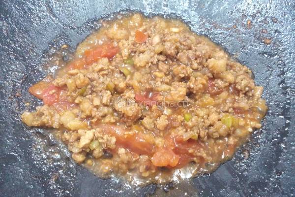 肉酱意面的做法图解5