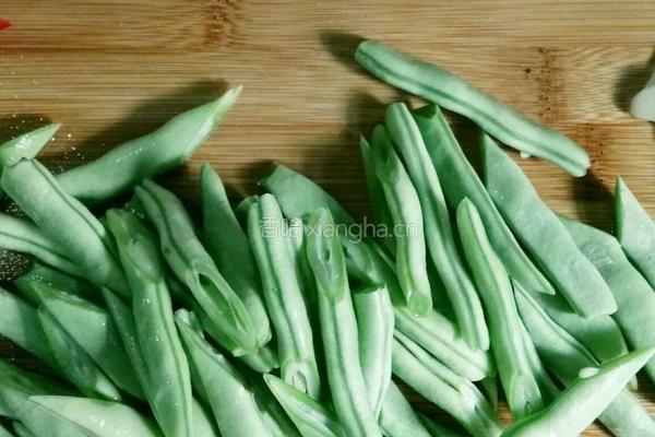 清炒四季豆的做法图解2