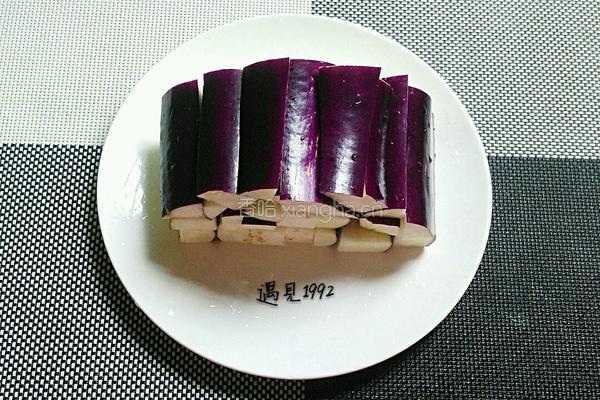 酱茄条的做法图解1