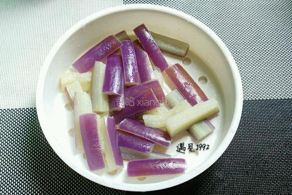 酱茄条的做法图解5