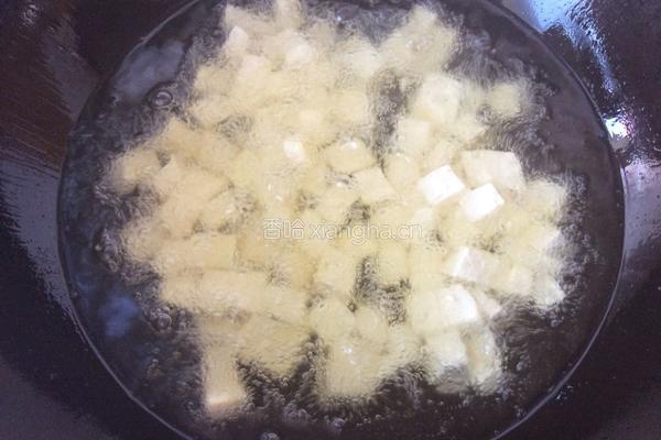 油菜豆腐的做法图解3