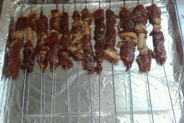 烤肉串的做法图解7