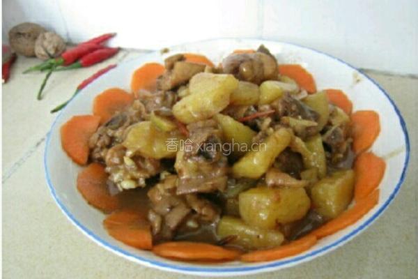 土豆焖鸡肉的做法图解12