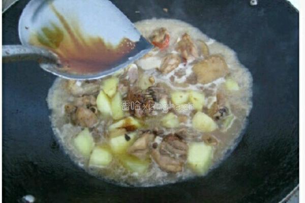土豆焖鸡肉的做法图解10