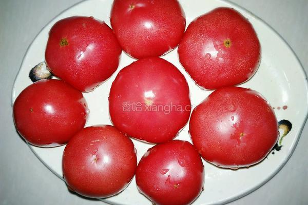 凉拌西红柿 （睡莲牌）的做法图解1