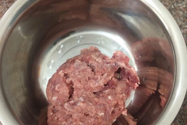 肉末小馄饨的做法图解1