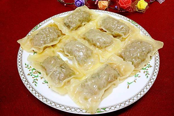糖果蒸饺（芹菜猪肉馅儿）的做法图解20