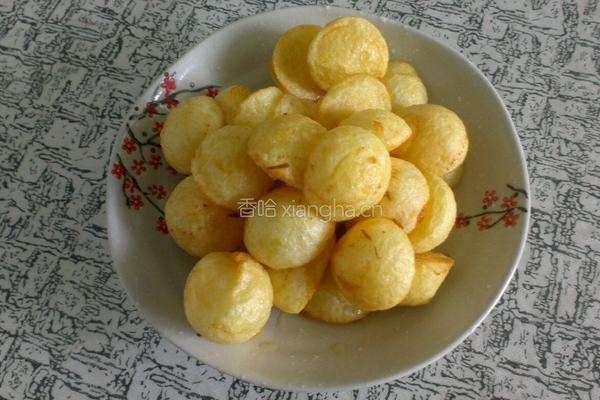 拔丝土豆球的做法图解3
