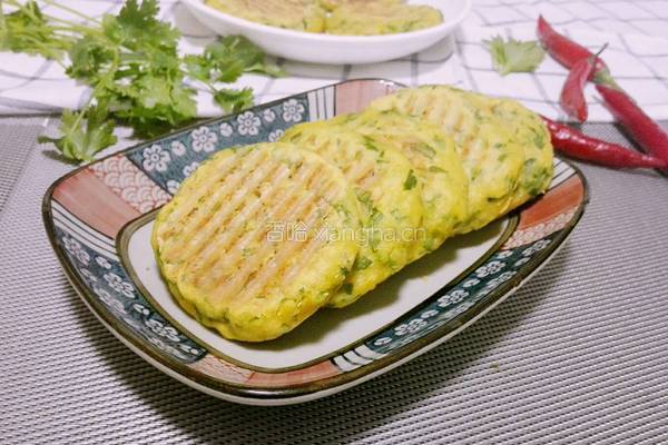 玉米面菜饼子的做法图解8