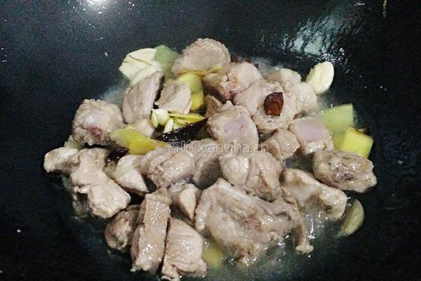 豆角炖排骨的做法图解5