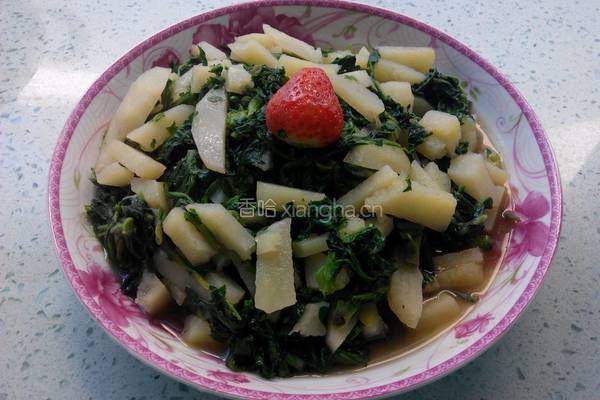 荠荠菜炖土豆的做法图解8