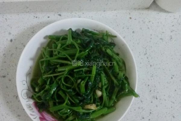 清炒竹叶菜的做法图解3