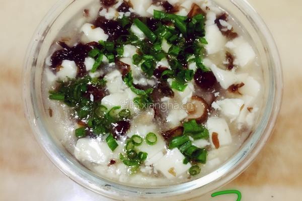 香菇豆腐汤的做法图解4